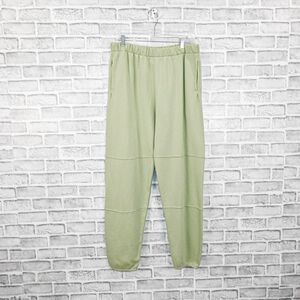 LADY WHITE CO. Men's Panel Sweatpant Joggers in Dark Mint size Large NWT